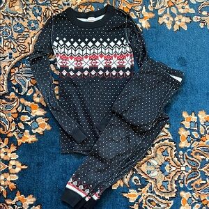EUC Hanna Andersson Holiday Pajamas Sz 130 (US 8)